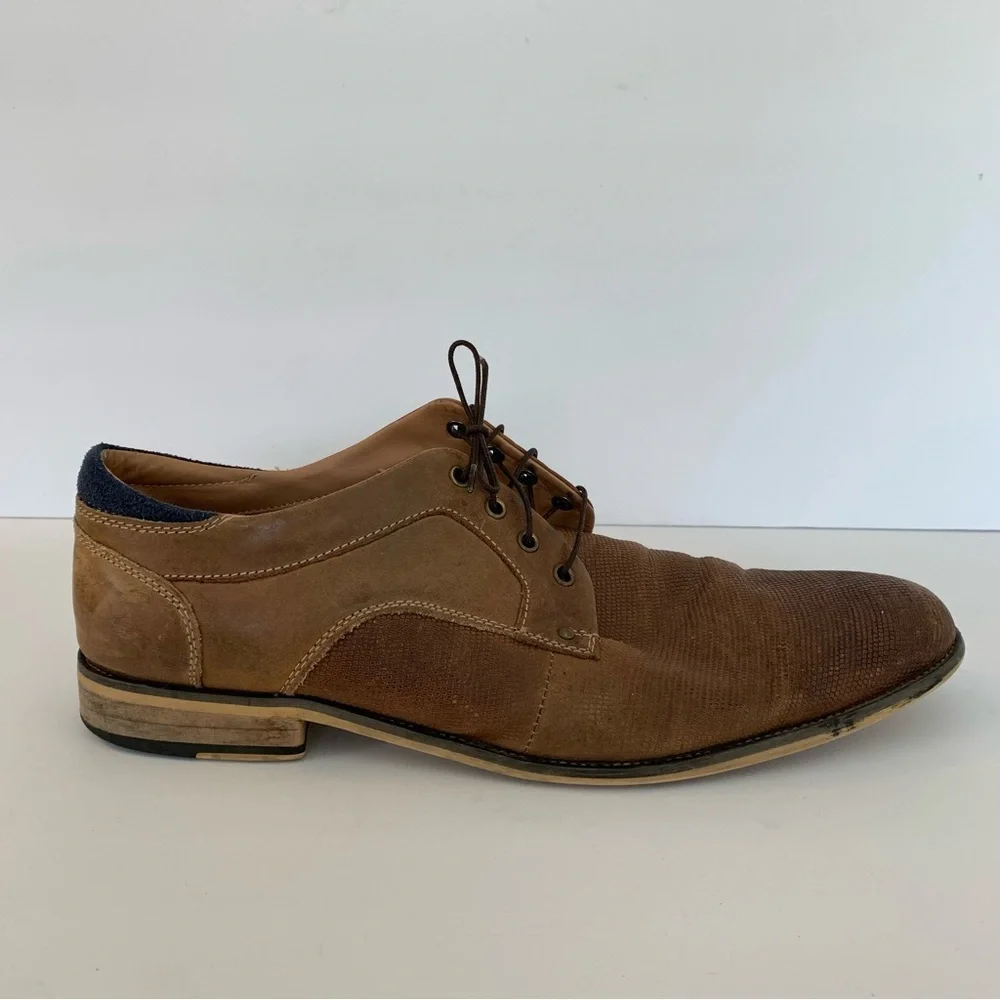STEVE MADDEN Light Brown P. Merve Oxford Shoes